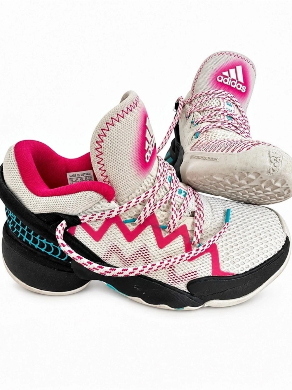 Adidas D.O.N. Issue #2 Gwen Stacy Spidey Sense Basketball Shoes 4.5